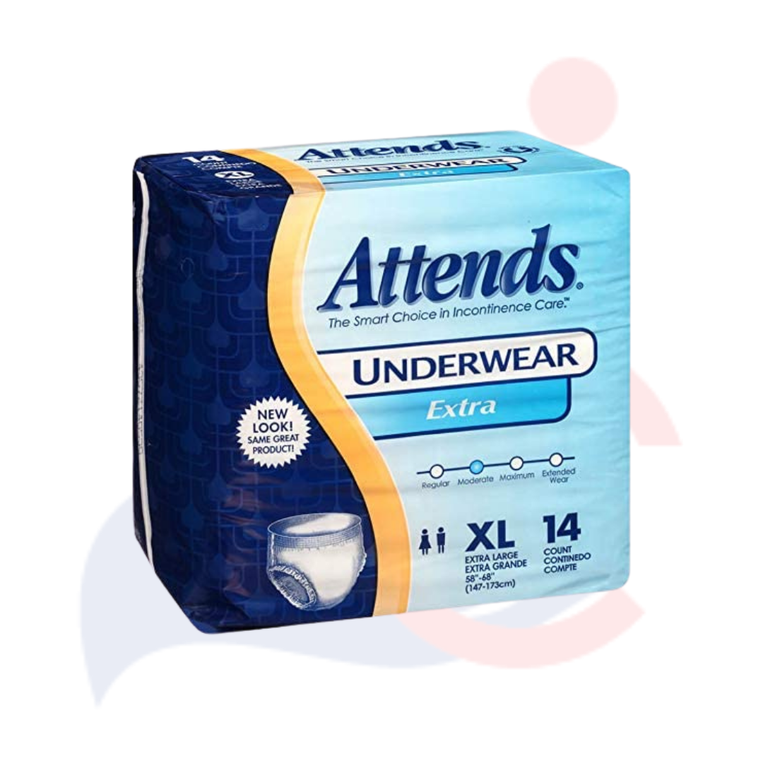 Attends Underwear Extra Absorbency Medium, Large & Extra Large
