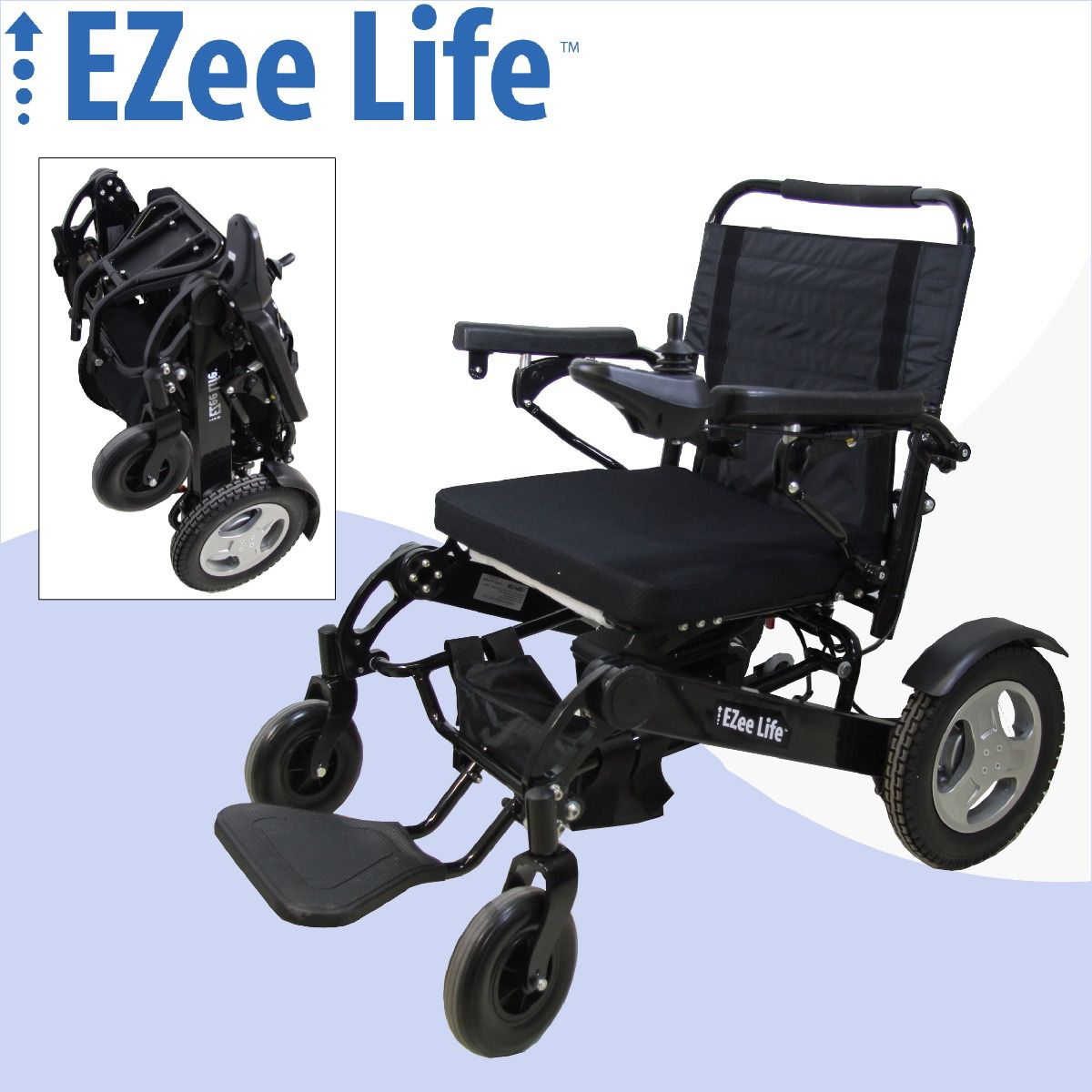 Ezee Life™ - 4G Bariatric Electric Folding Wheelchair