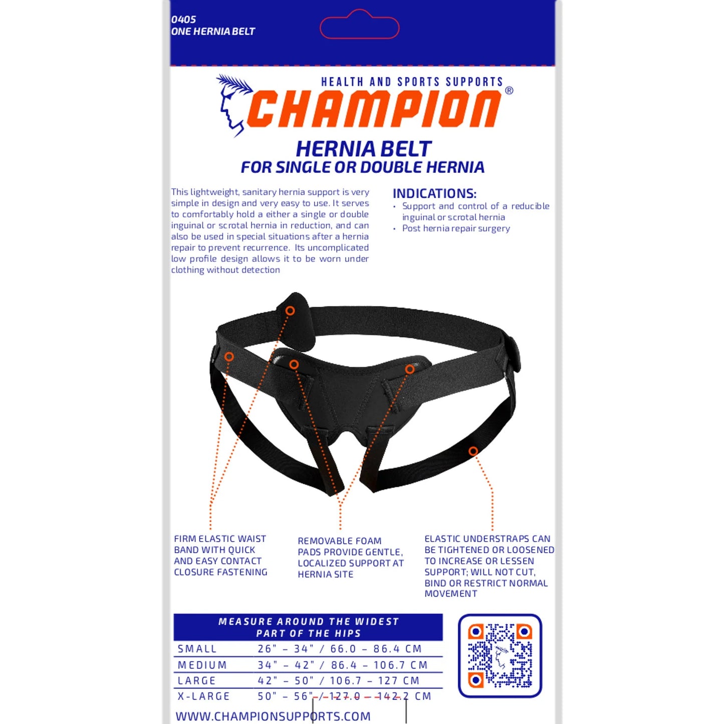 Champion® Hernia Belt