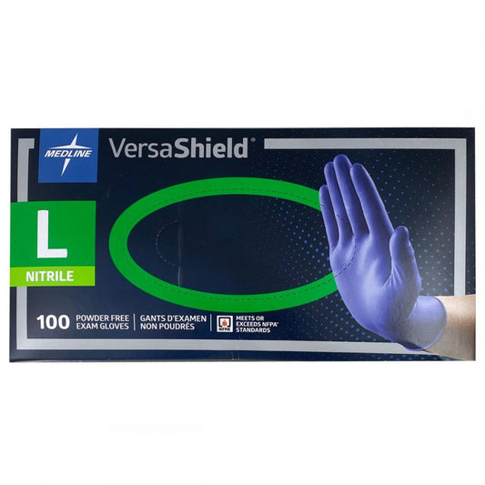 VersaShield Powder Free Nitrile Gloves (Large)