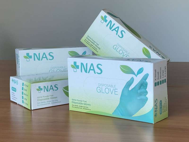 NAS - Examination Nitrile Gloves (Large)